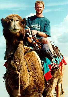 Me riding a camel