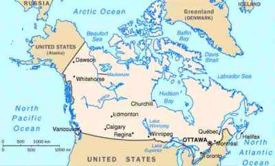 Map of Canada