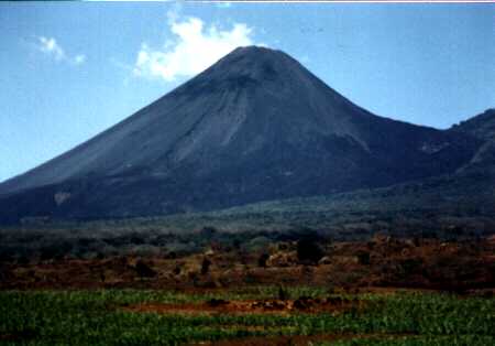 Countryside volcanoe