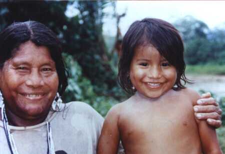 Close-up of mother an daughter