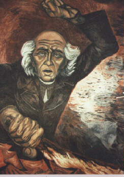 Orozco painting of Hidalgo