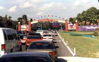 The gates of Disney World